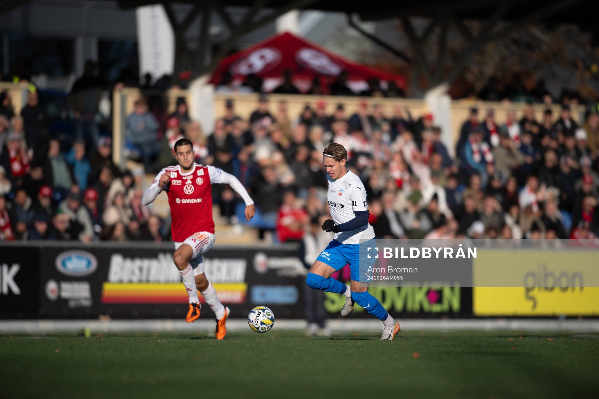 Sandvikens IFs Zinedin Smajlovic och Helsingborgs Taylor