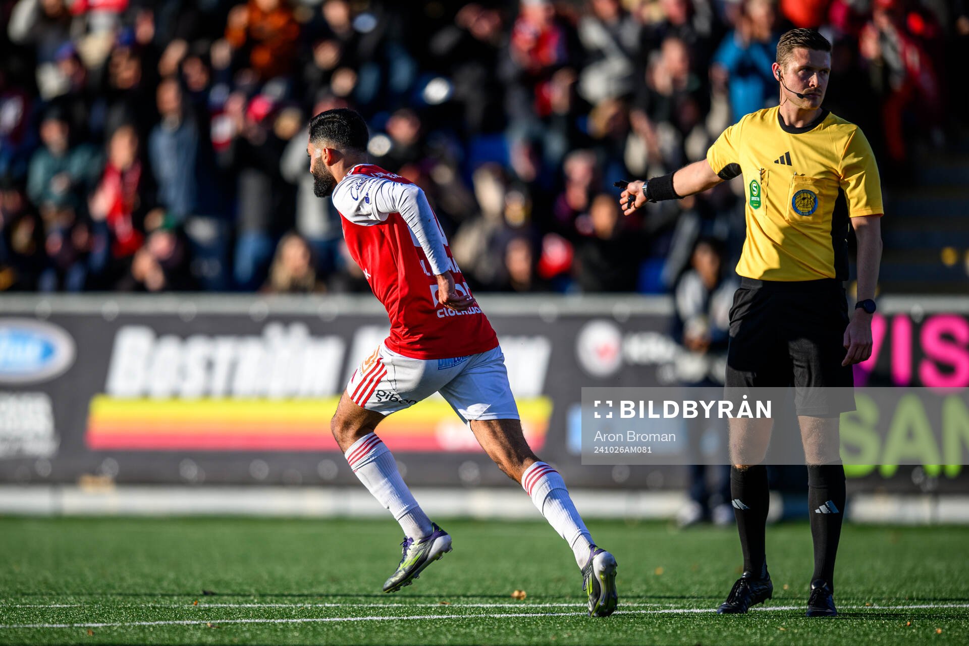 Sandvikens IFs Amin Al-Hamawi jublar