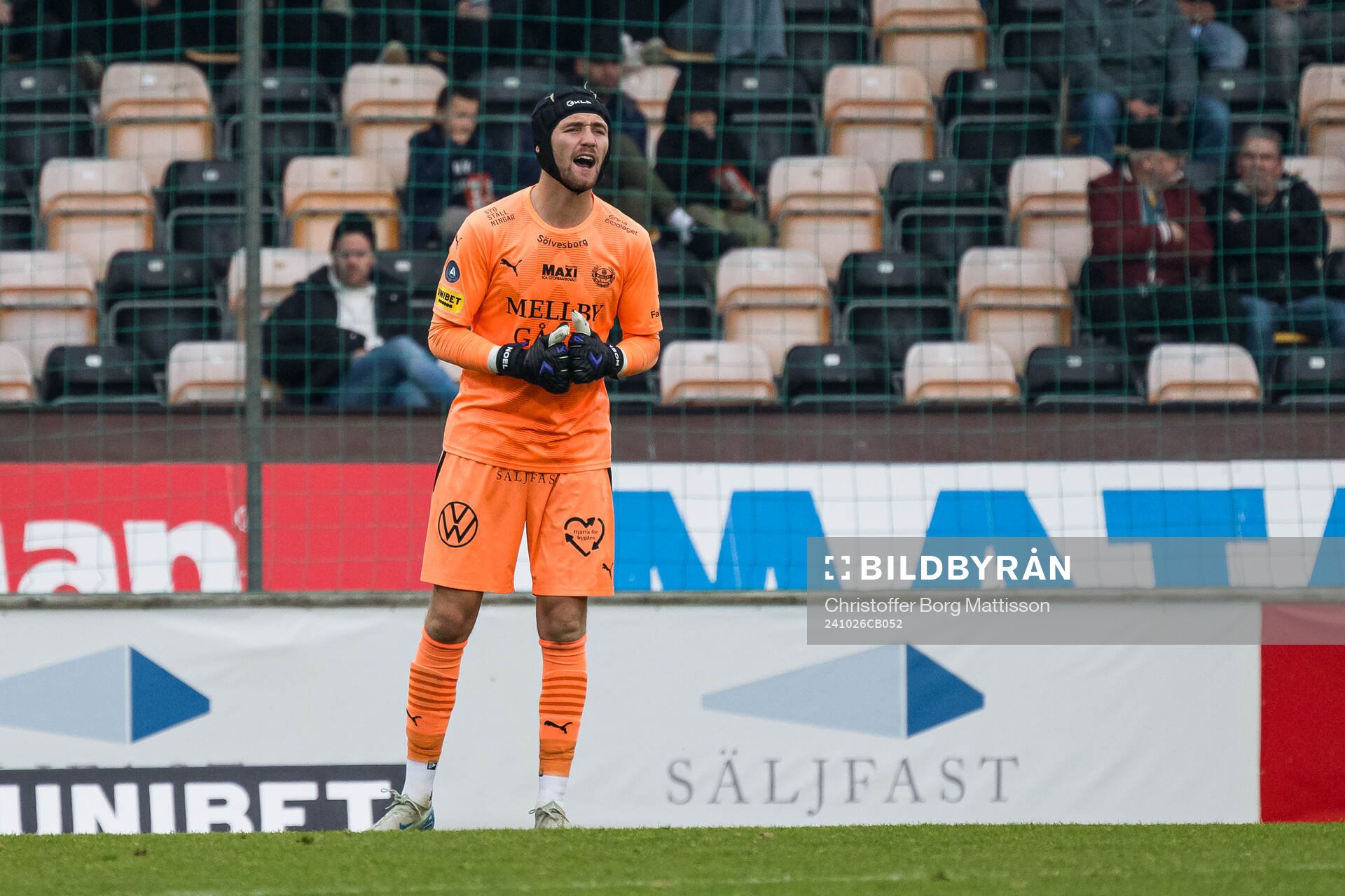 Mjällbys målvakt Noel Törnqvist