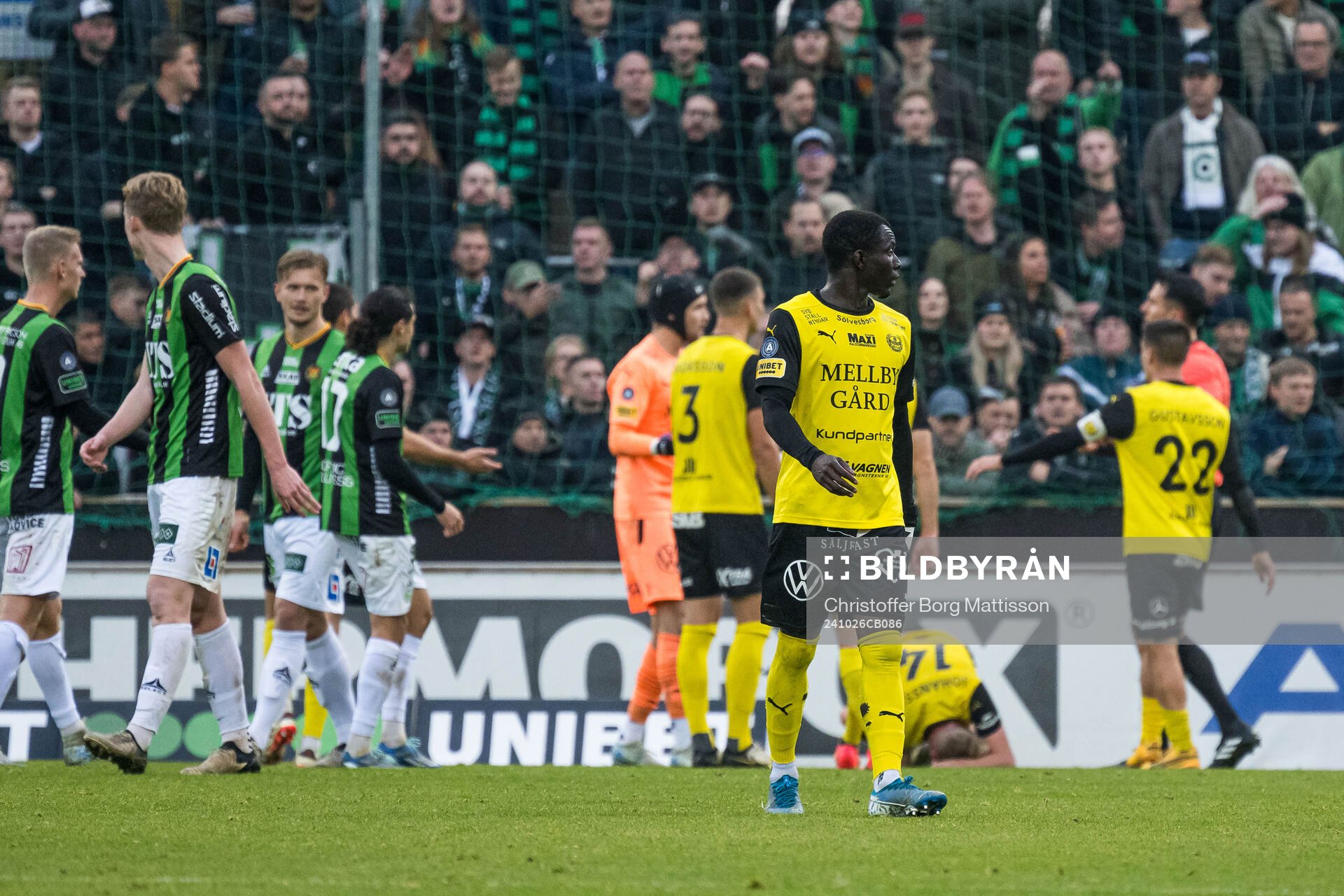 Mjällbys Abdoulie Manneh deppar