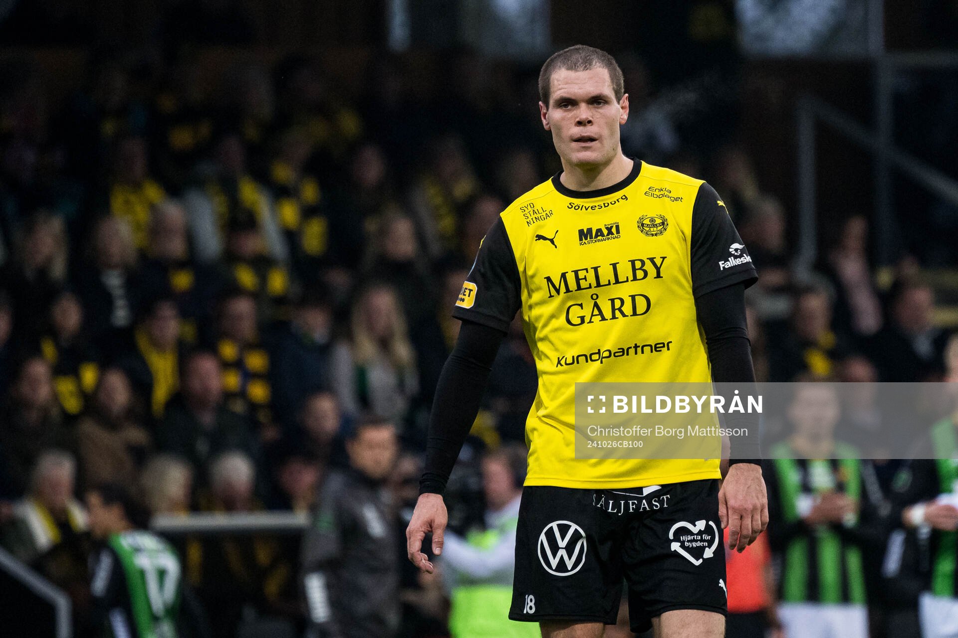 Mjällbys Jacob Bergström deppar