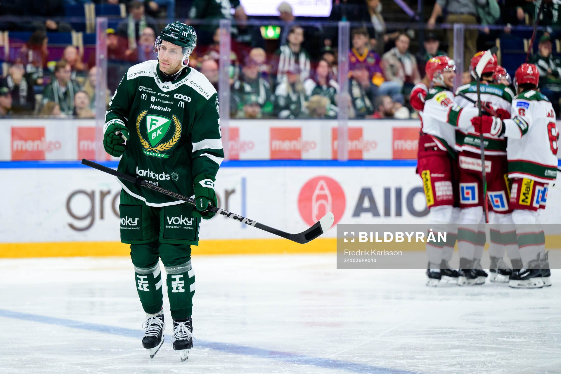 Färjestads Per Åslund deppar