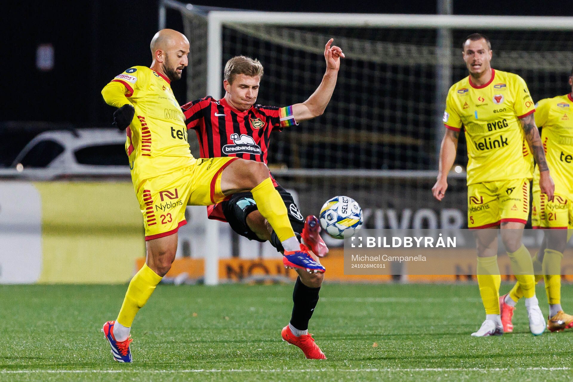 Kalmars Robert Gojani och Brommapojkarnas Ludvig Fritzson