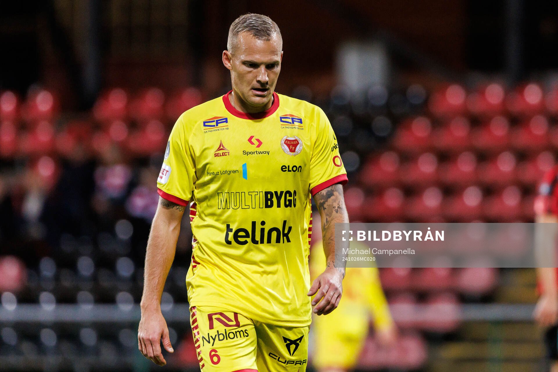 Kalmars Rasmus Sjöstedt deppar