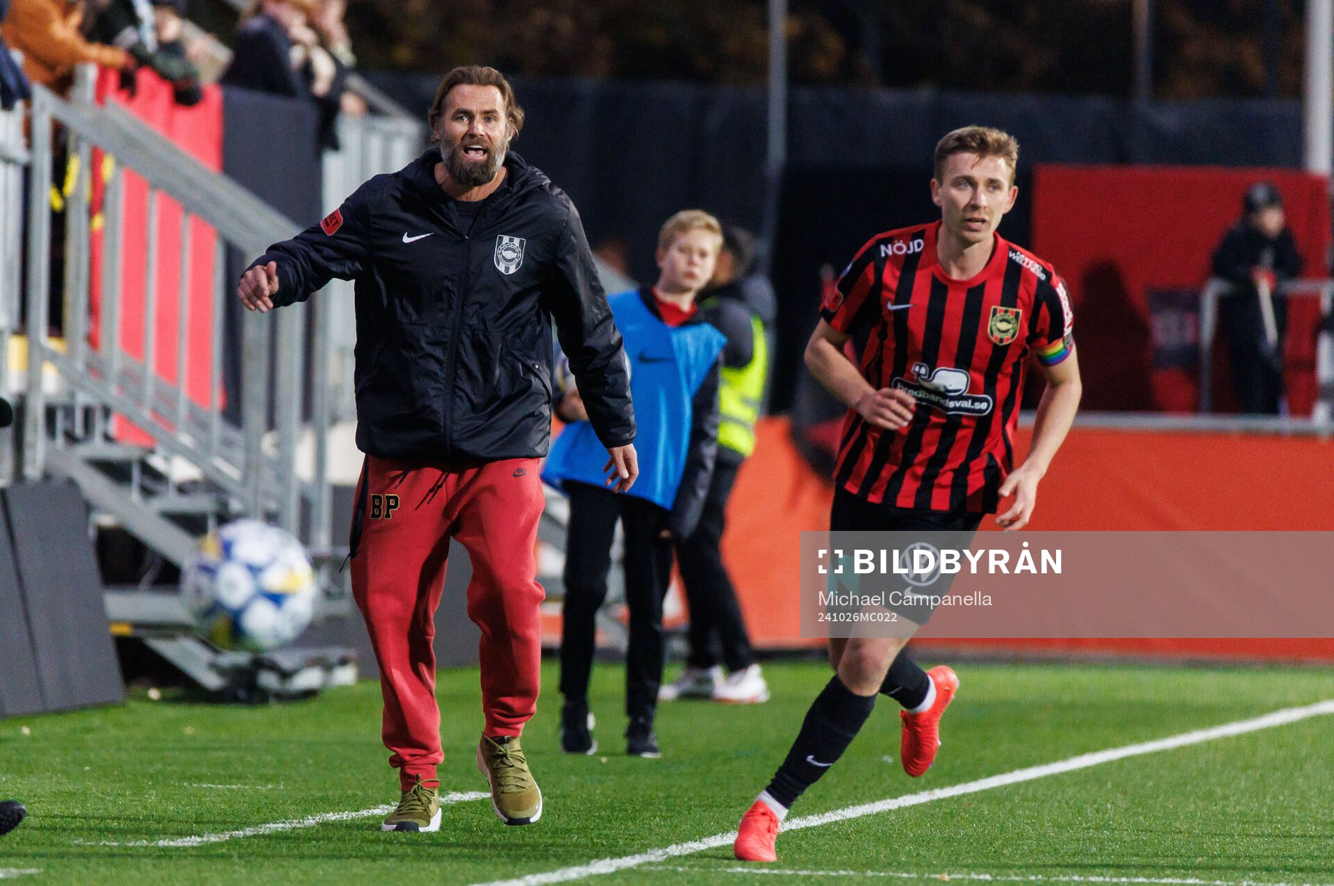 Brommapojkarnas tränare Olof Mellberg