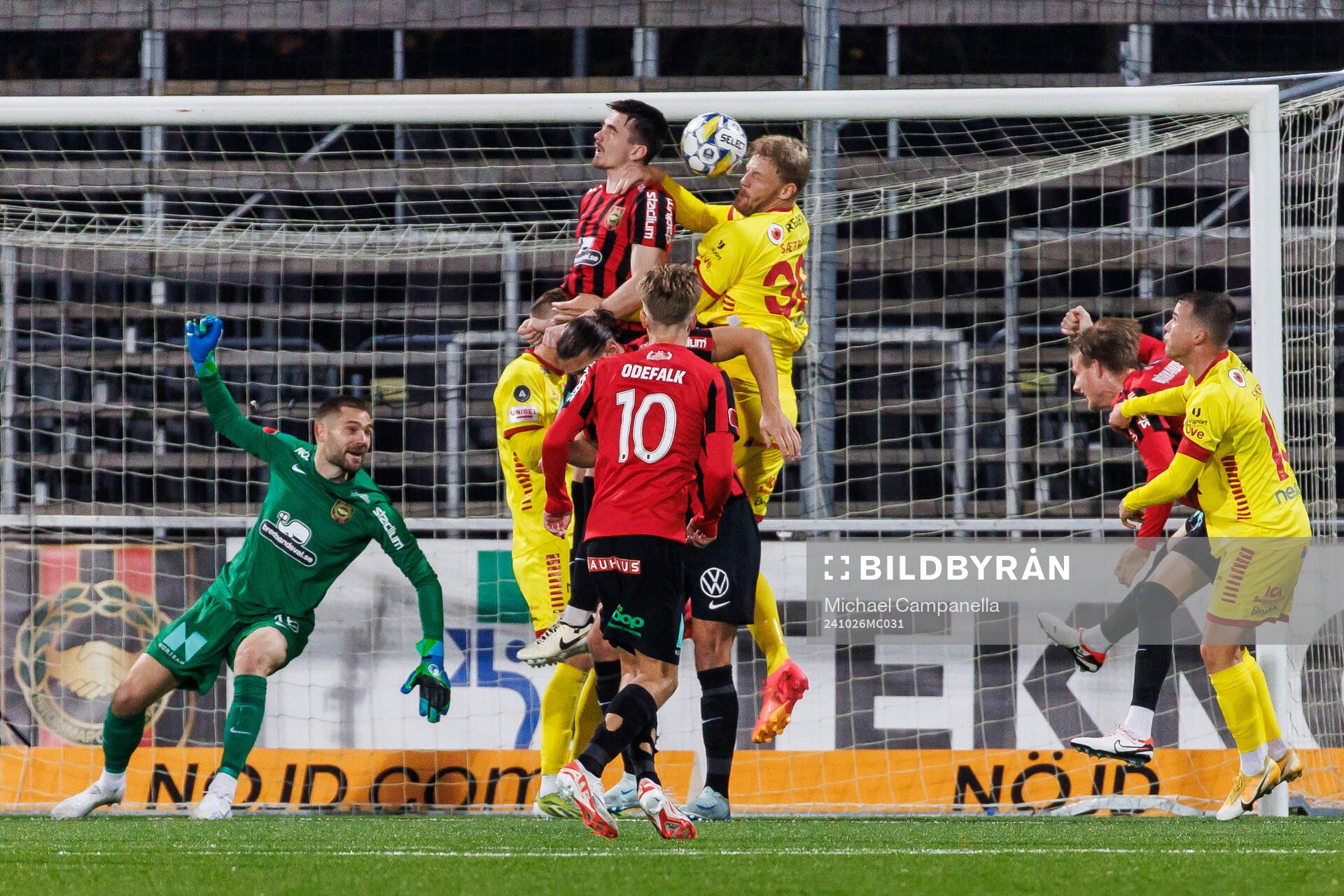 Kalmars Lars Saetra gör 1-1