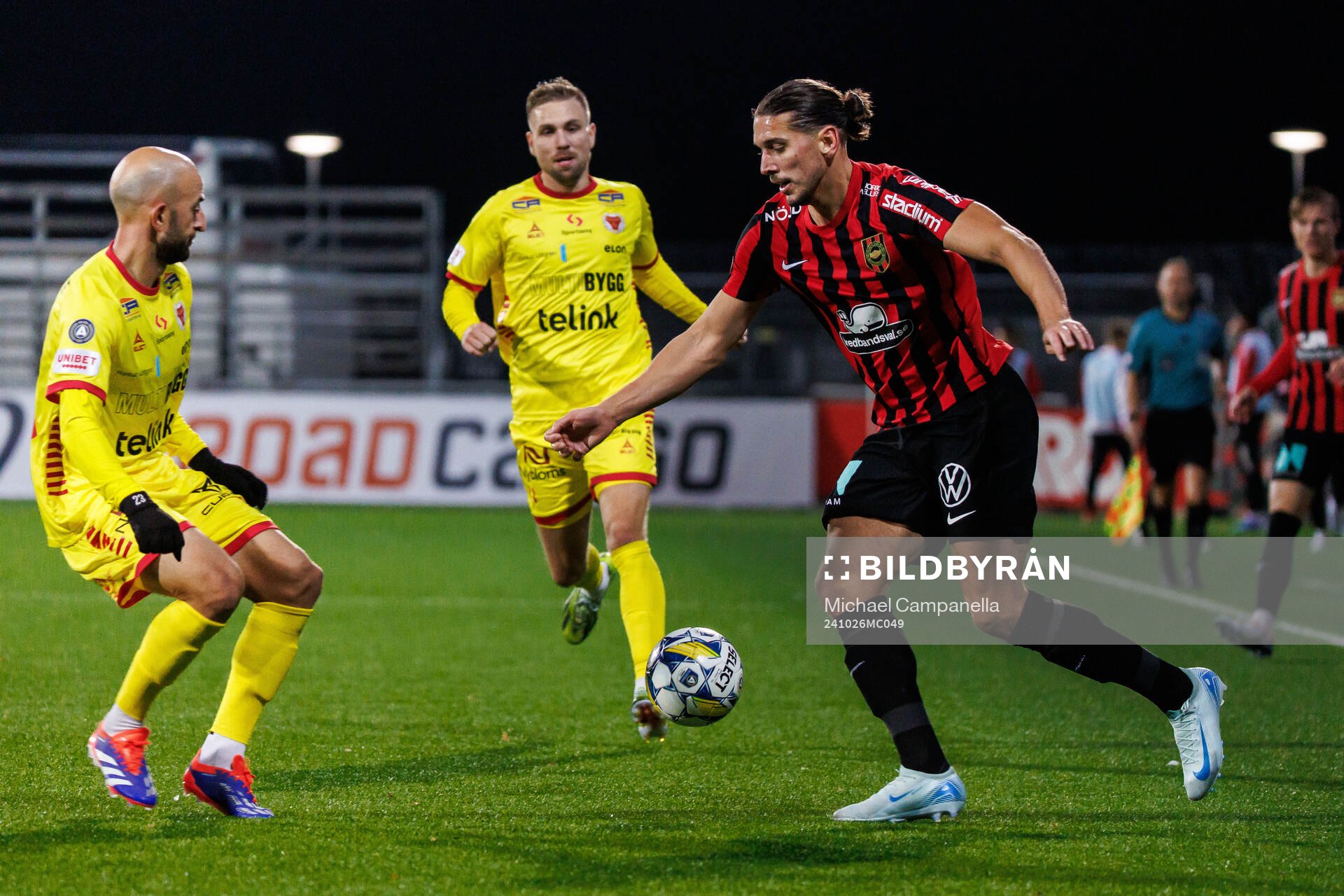 Kalmars Robert Gojani och Jonathan Ring och Brommapojkarnas