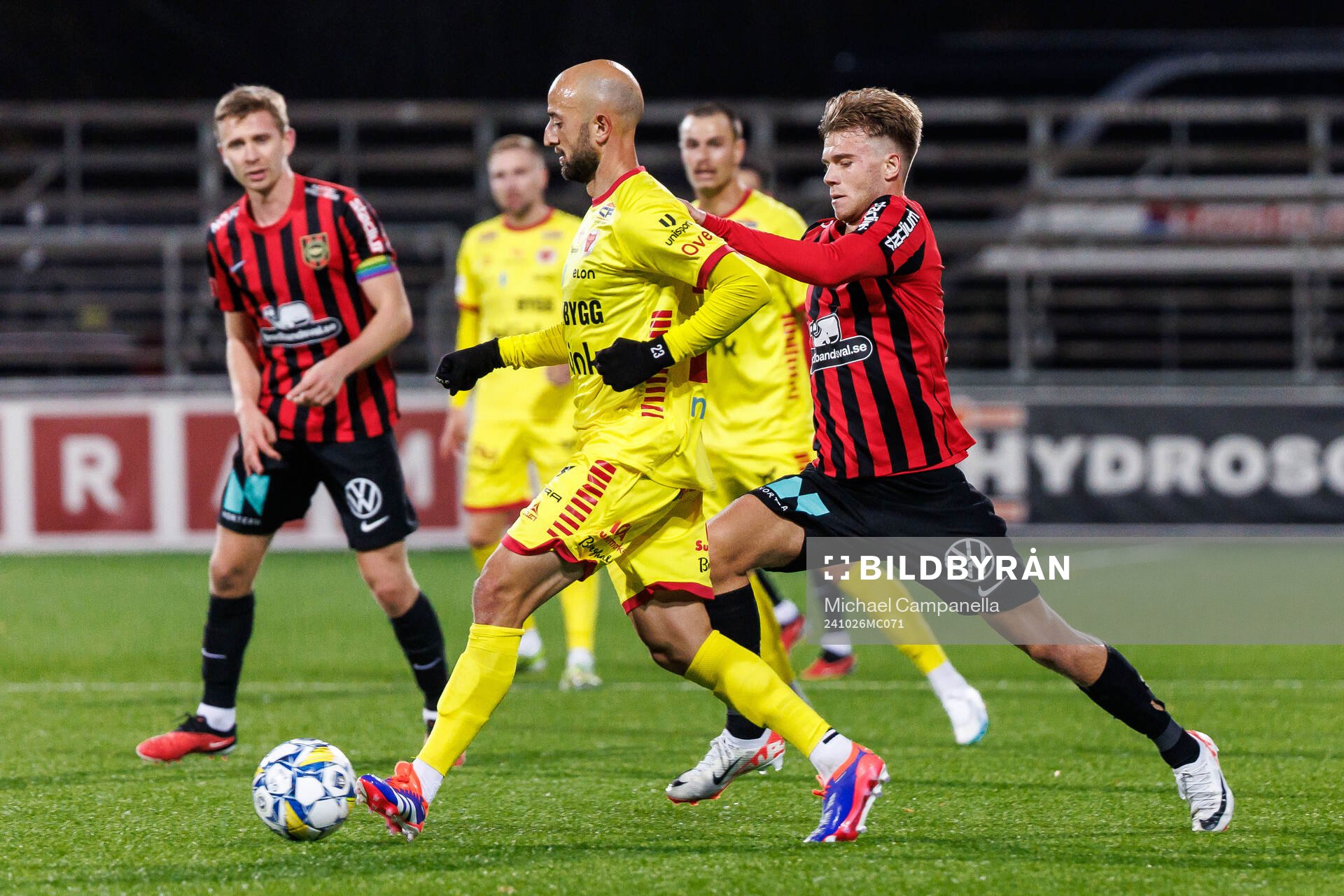 Kalmars Robert Gojani och Brommapojkarnas Wilmer Odefalk