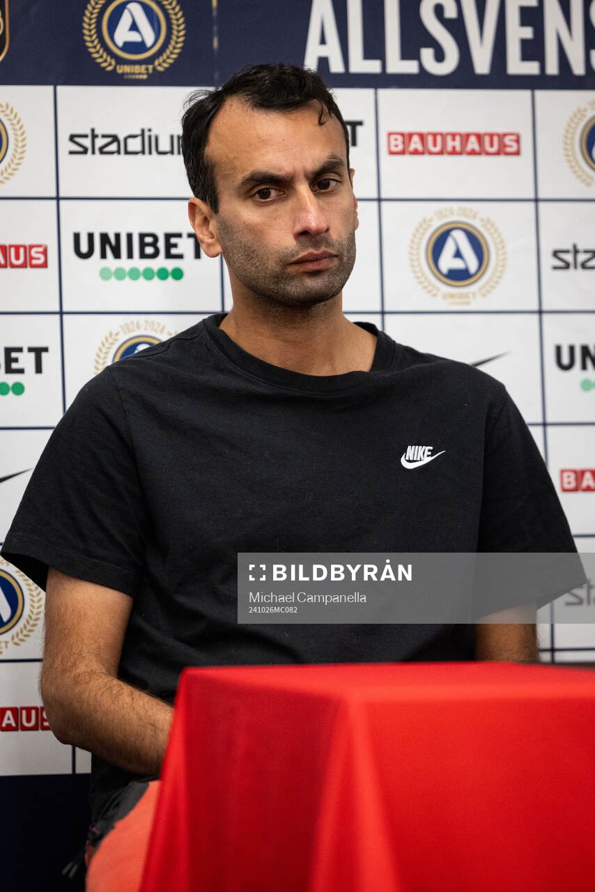 Brommapojkarnas tränare Andreas Engelmark