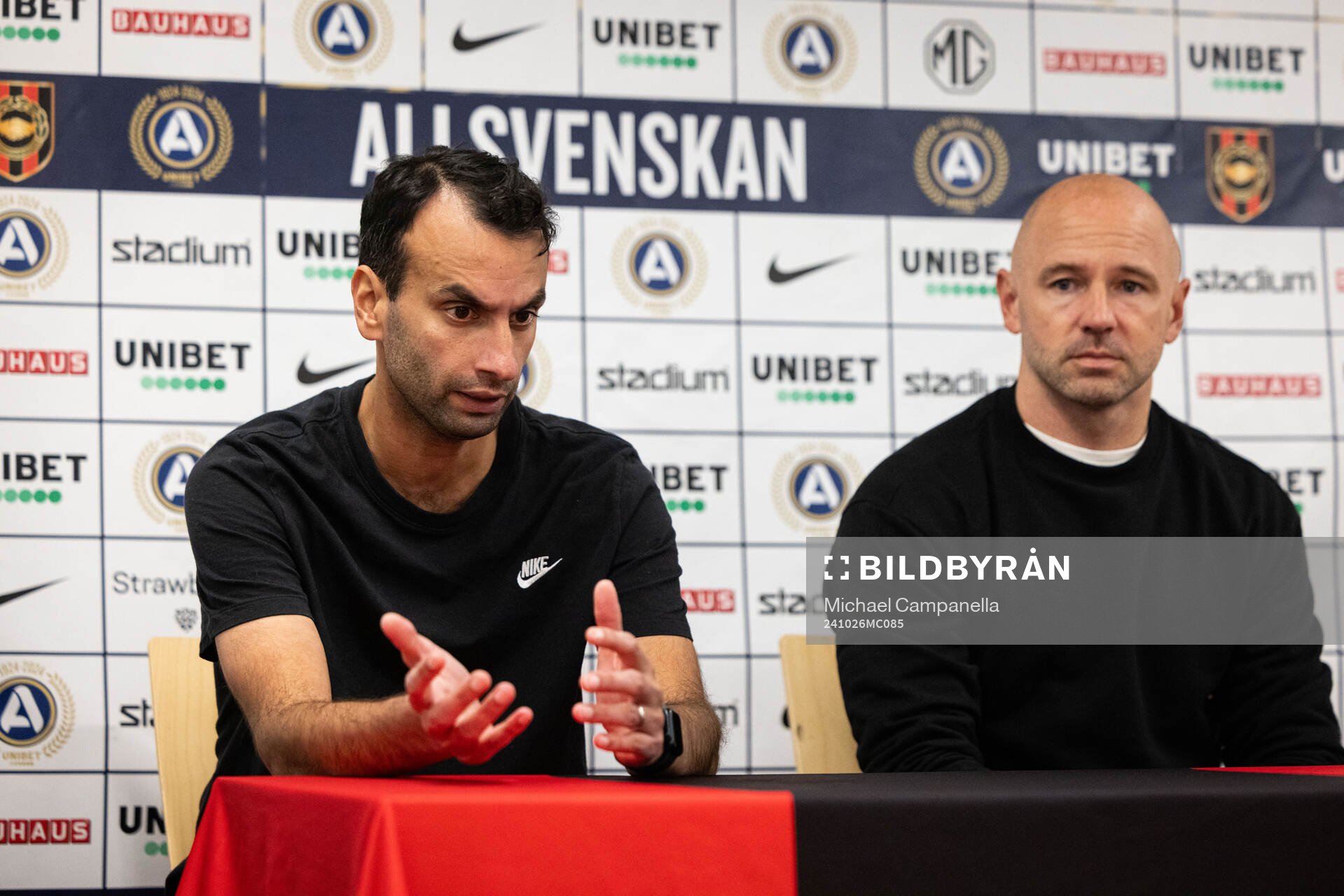 Brommapojkarnas tränare Andreas Engelmark