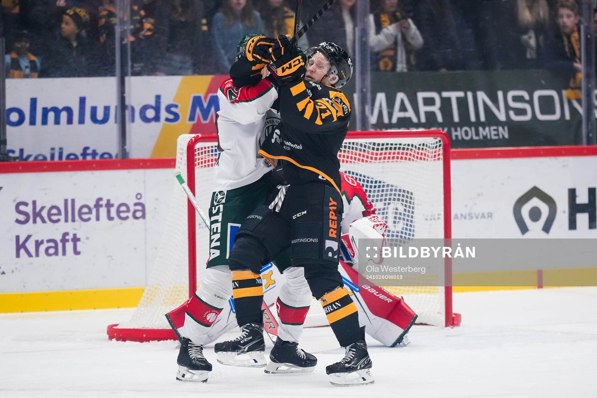 Frölundas Tom Nilsson och Skellefteås Jonathan Davidsson