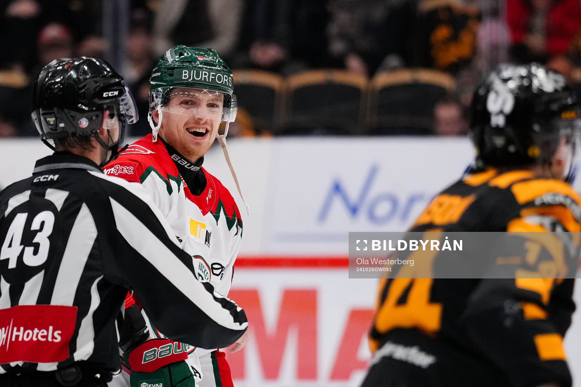 Frölundas Linus Högberg och Skellefteås Andreas Johnson