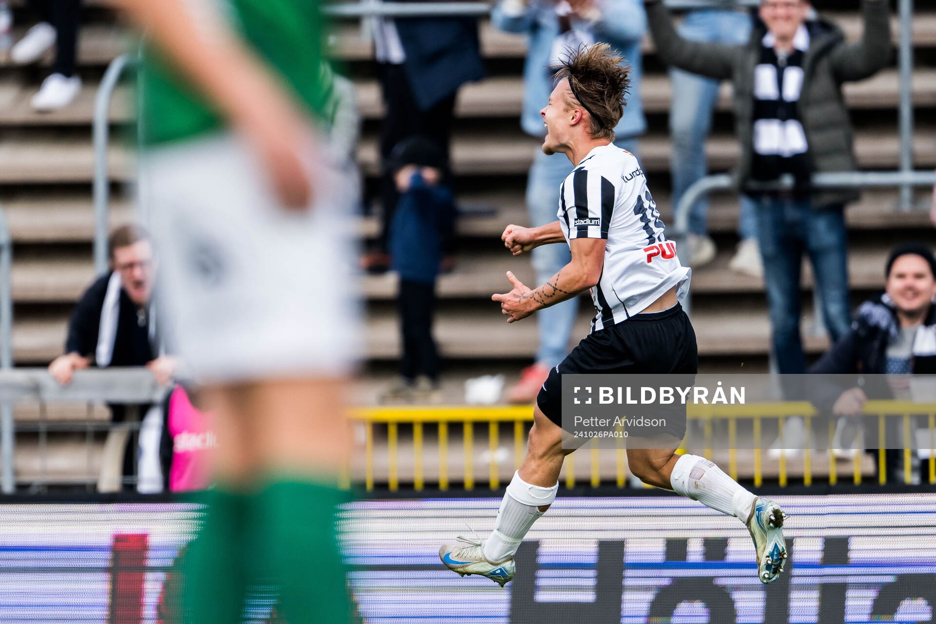 Landskronas Vincent Sundberg jublar