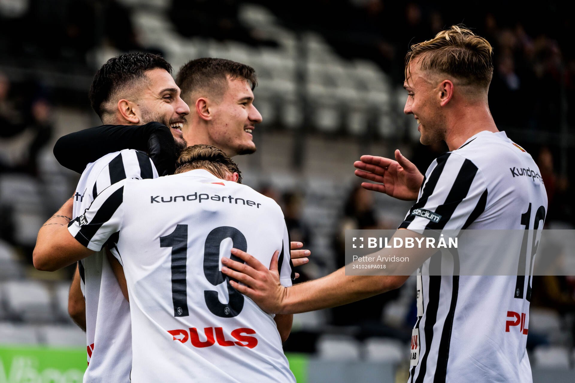 Landskronas Edi Sylisufaj, Vincent Sundberg och Robin