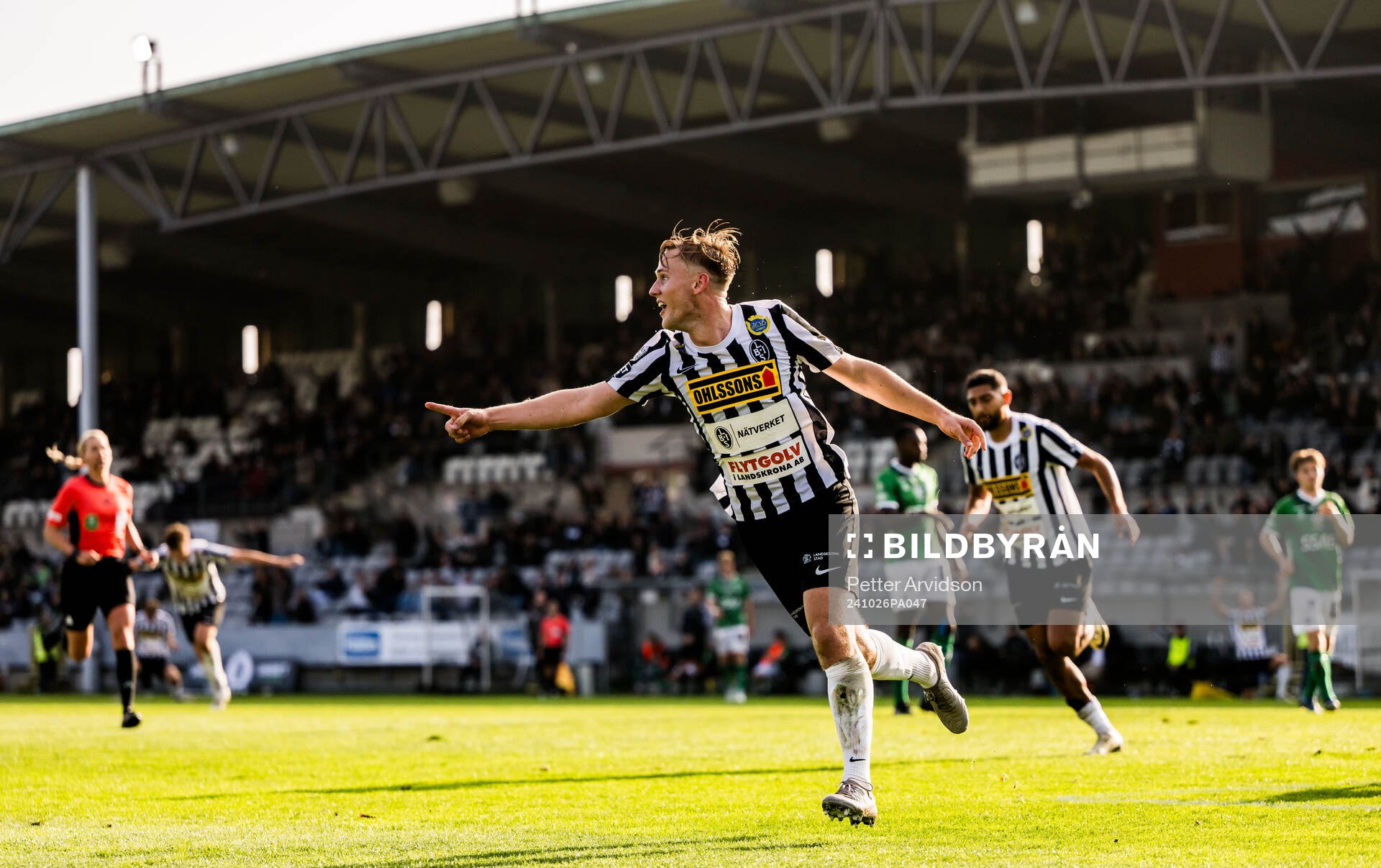 Landskronas Jesper Strid jublar
