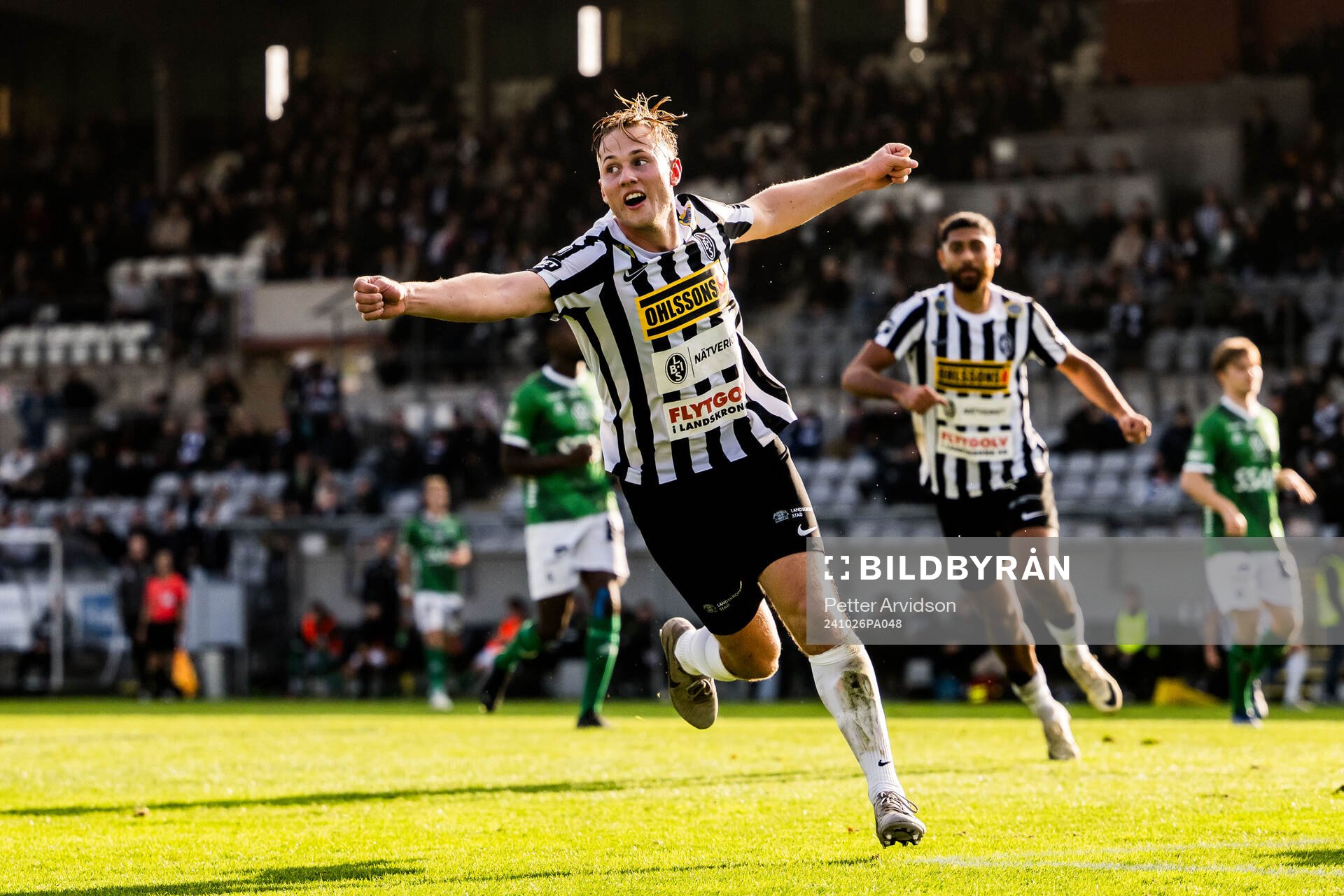 Landskronas Jesper Strid jublar