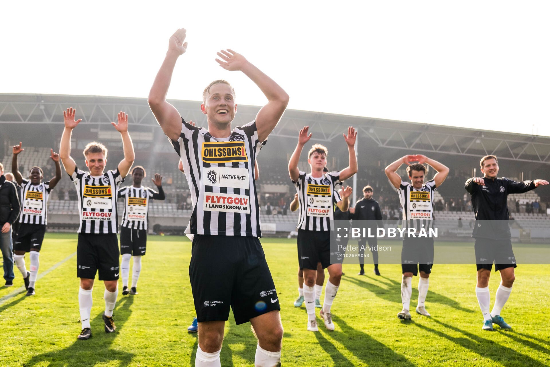 Landskronas Jesper Strid jublar
