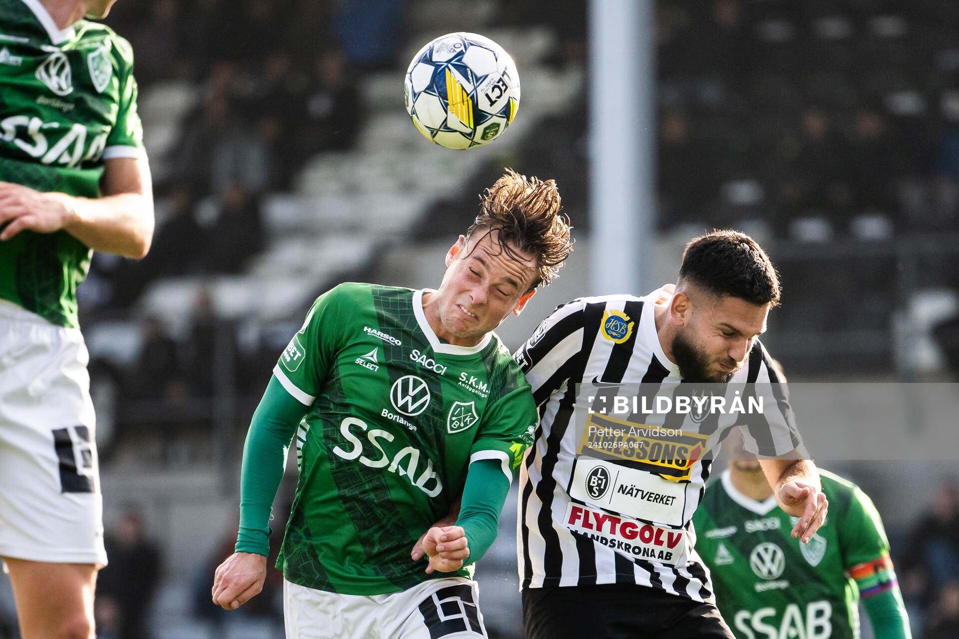 Brages Cesar Weilid och Landskronas Edi Sylisufaj