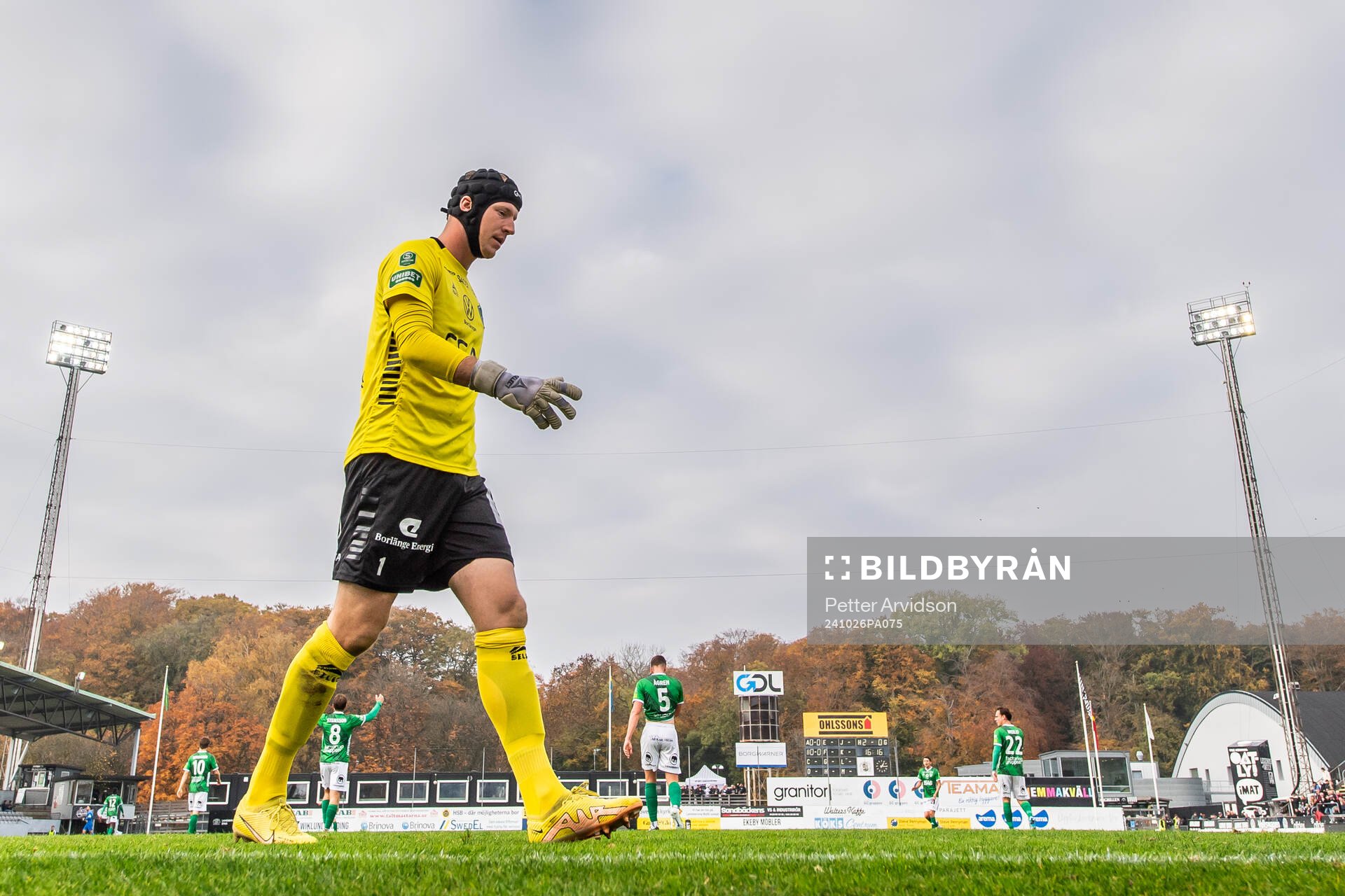 Brages målvakt Viktor Frodig deppar