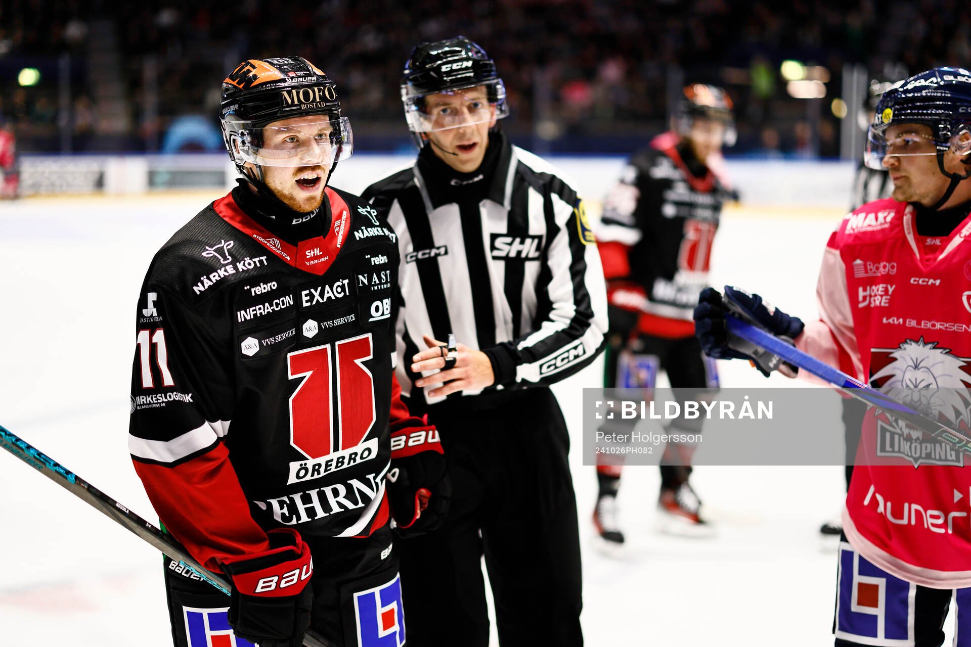 Örebros Kalle Kossila reagerar