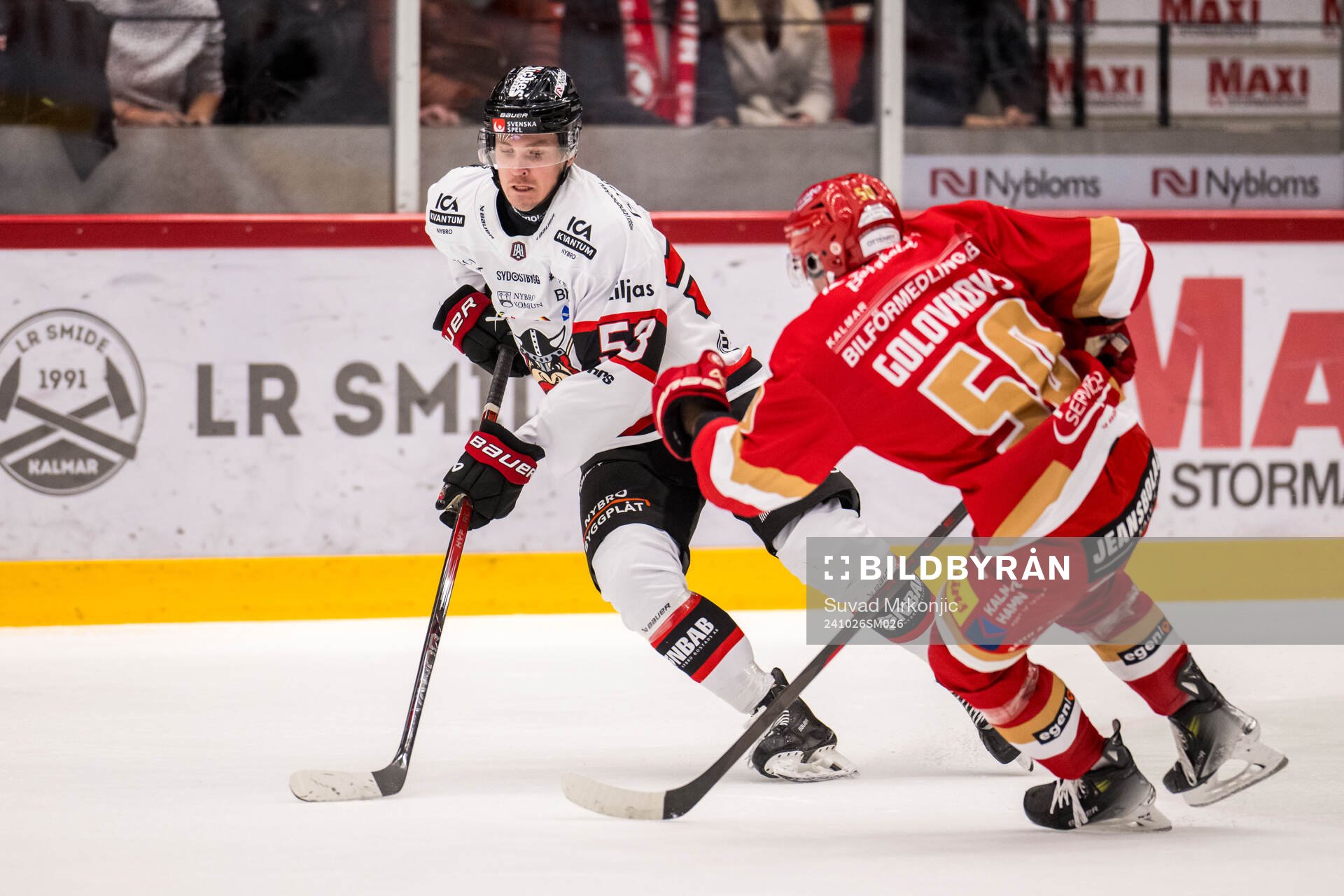 Nybros Jesper Mångs och Kalmars Georgs Golovkovs