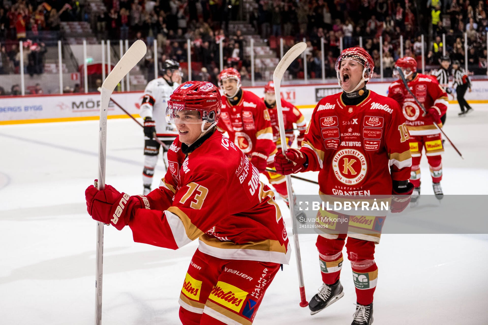 Kalmars Valdemar Johansson jublar