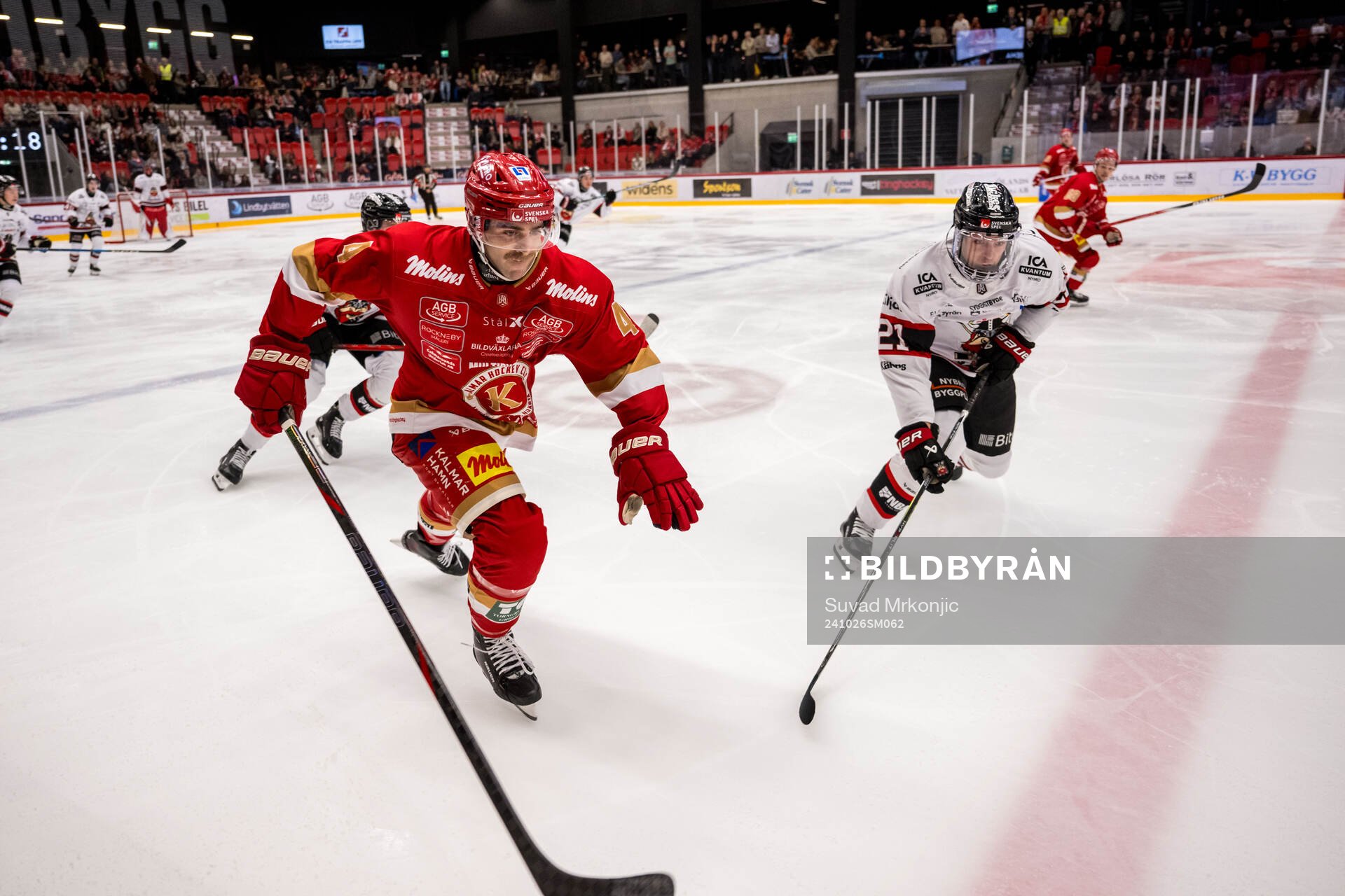 Kalmars Trevor Cosgrove och Nybros Otto Henell