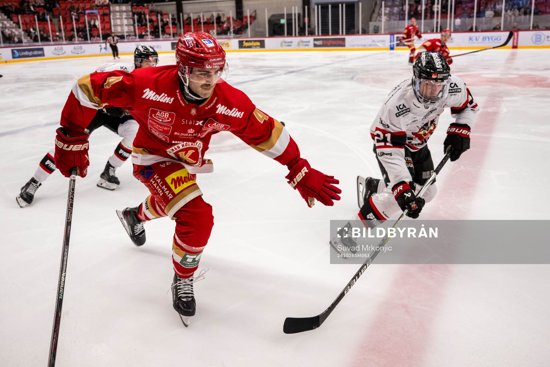 Kalmars Trevor Cosgrove och Nybros Otto Henell