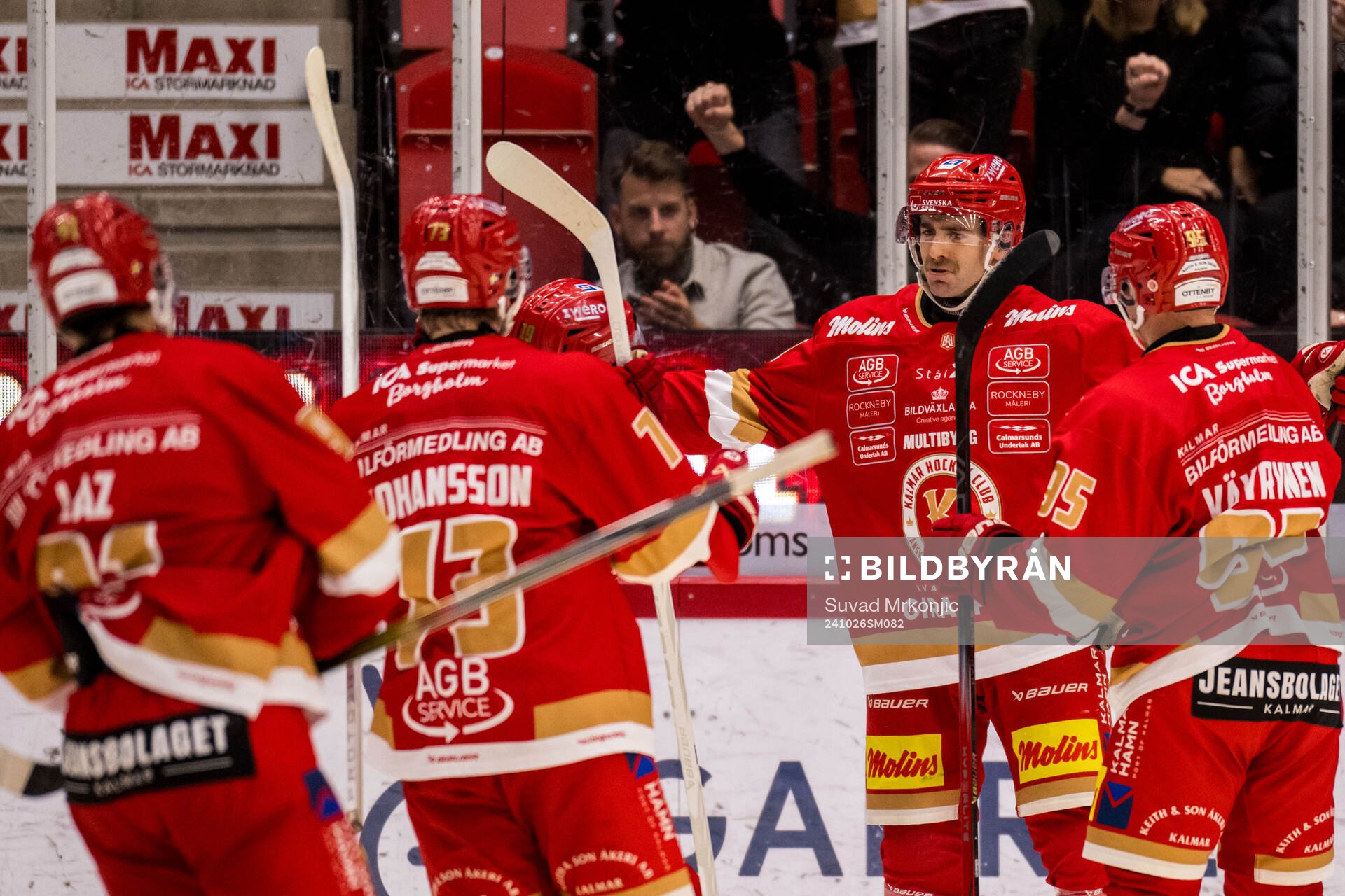 Kalmars Trevor Cosgrove jublar