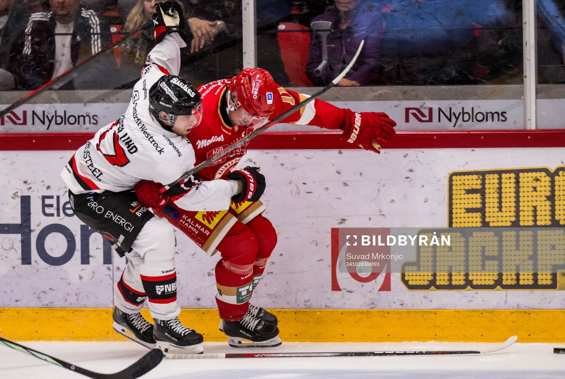 Nybros Emil Forslund och Kalmars Mathias Wigley