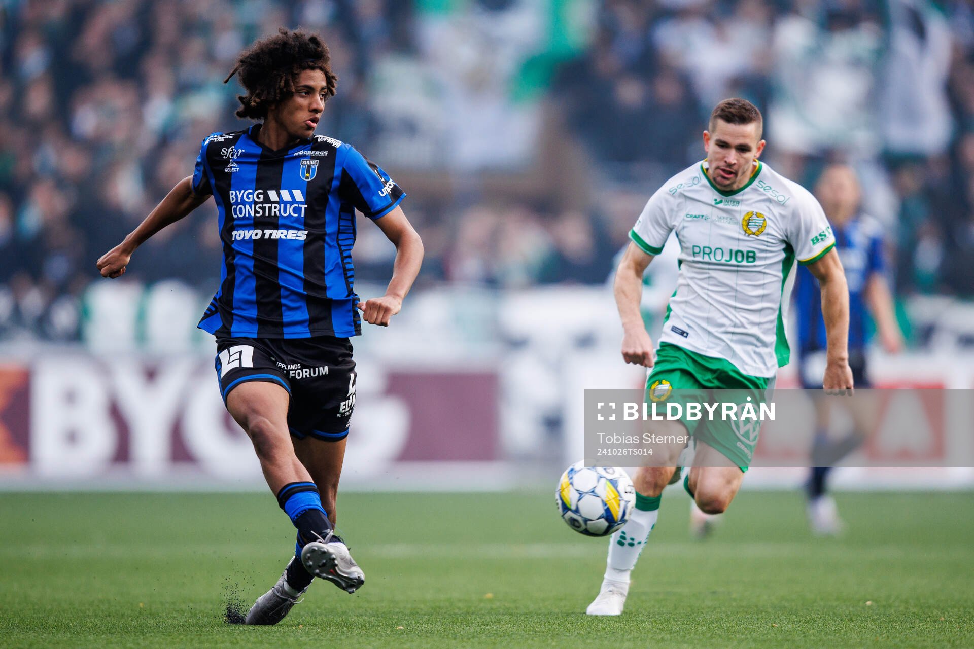 Sirius Malcolm Jeng och Hammarbys Oscar Johansson Schellhas