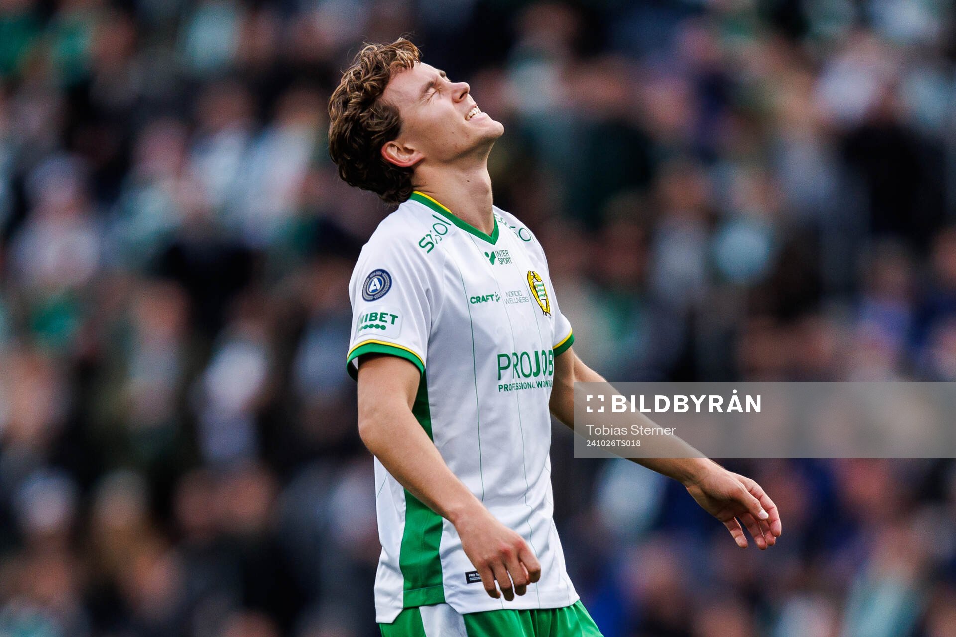 Hammarbys Hampus Skoglund deppar