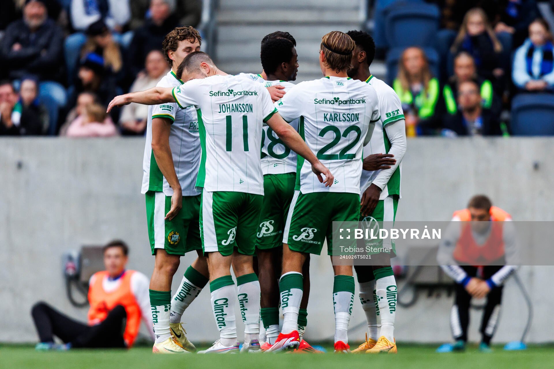 Hammarbys Bouzomana Toure jublar
