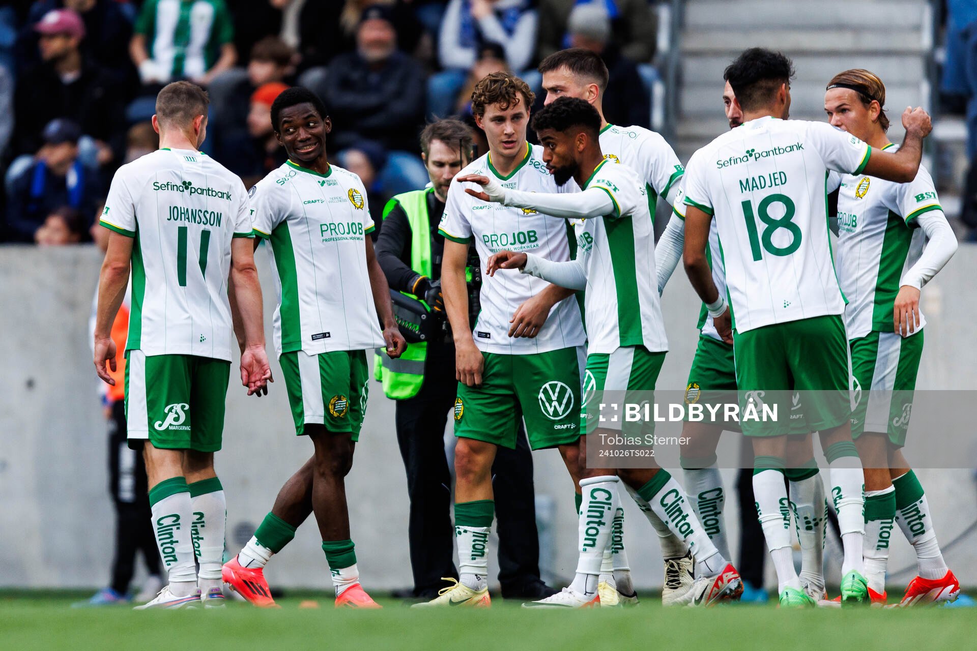Hammarbys Bouzomana Toure jublar