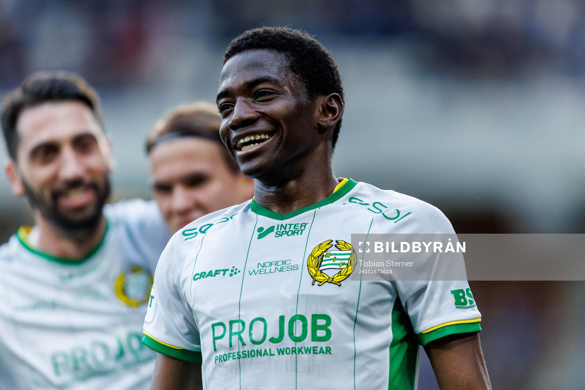 Hammarbys Bouzomana Toure jublar