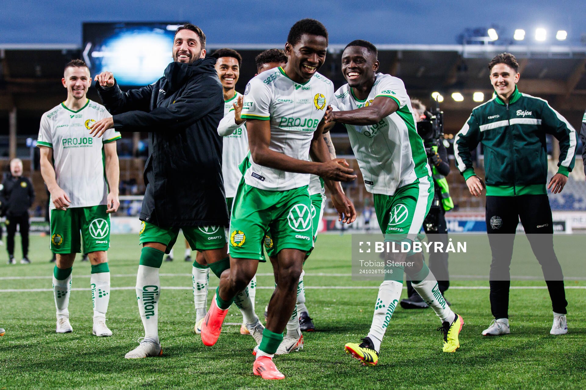 Hammarbys Bouzomana Toure jublar