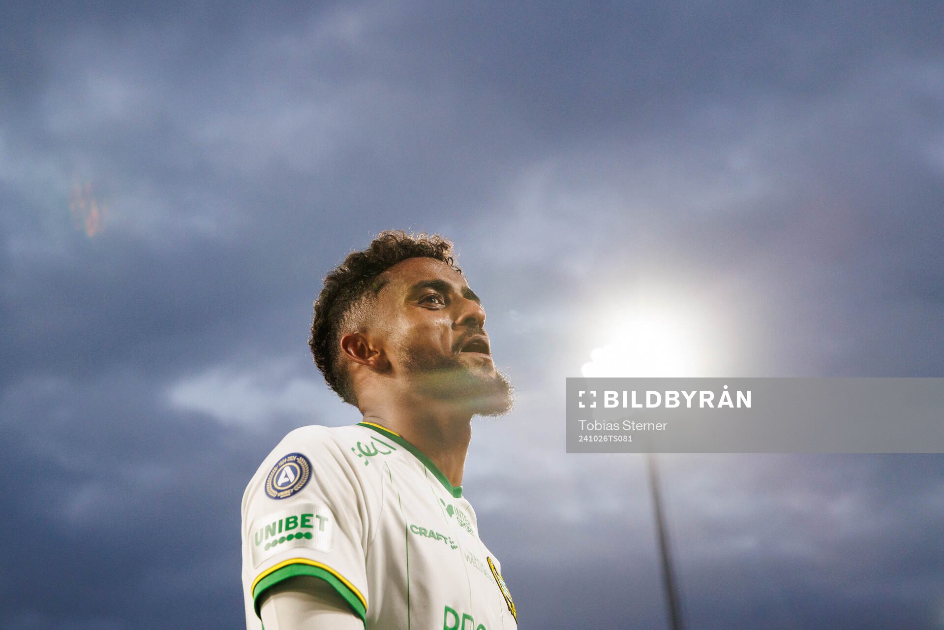 Hammarbys Tesfaldet Tekie jublar