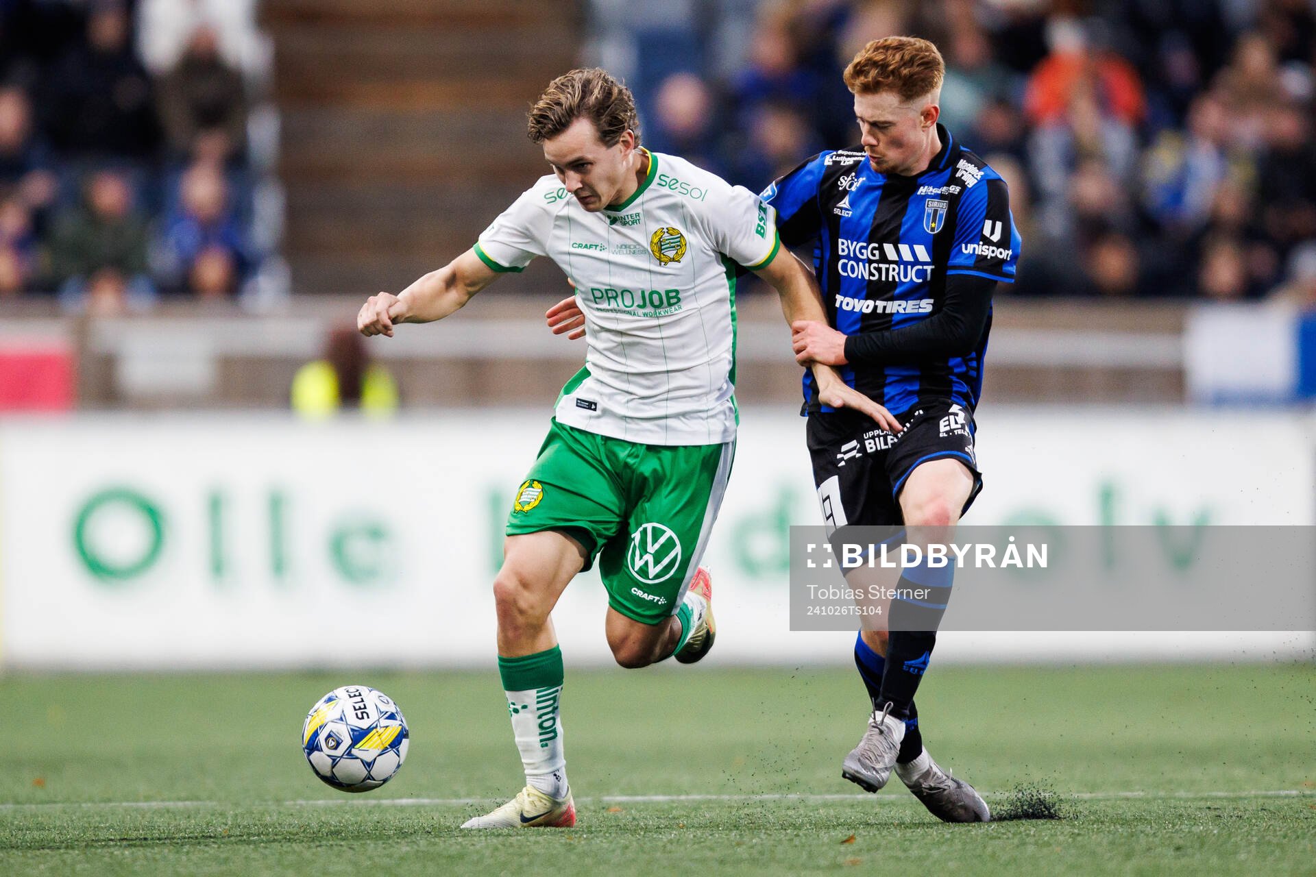Hammarbys Hampus Skoglund och Sirius August Ljungberg