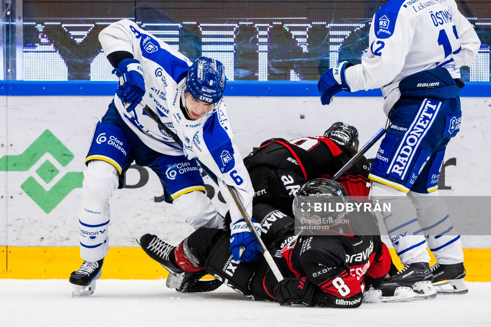 Leksands Alexander Lundqvist och Malmö Redhawks Johan