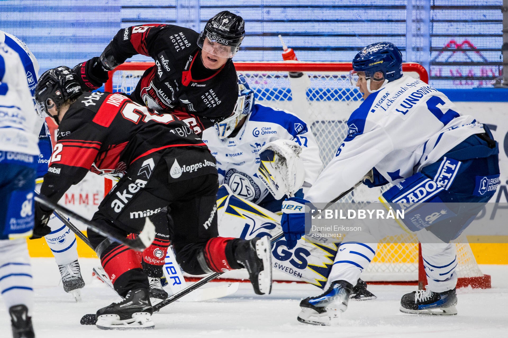Malmö Redhawks Fredrik Händemark och Leksands Alexander
