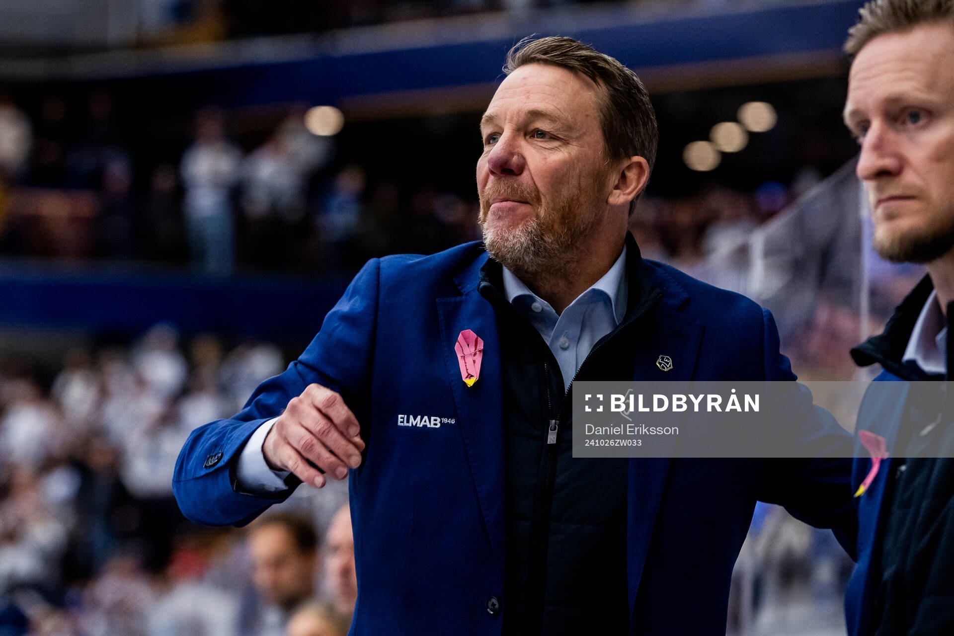 Leksands tränare Charles Berglund