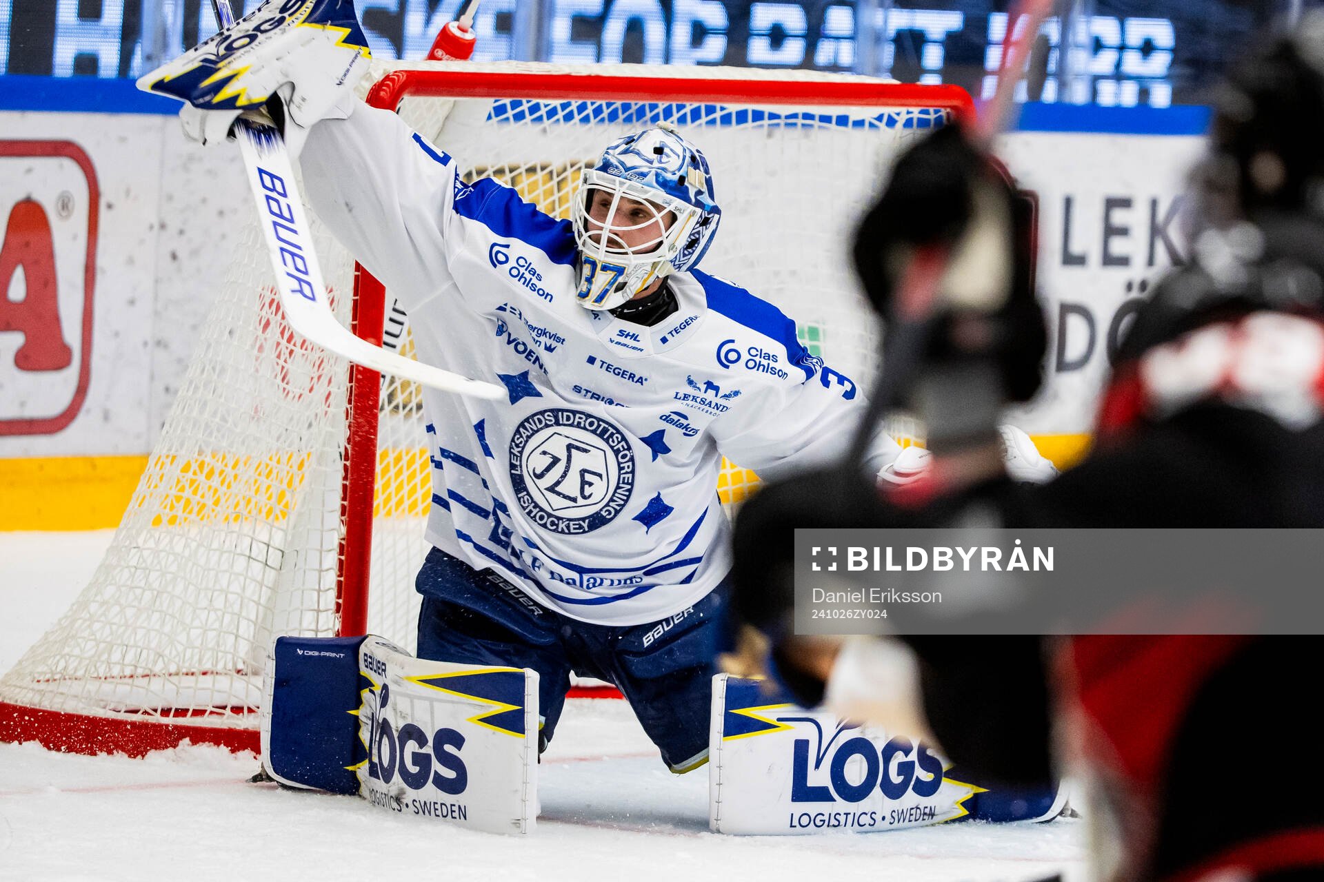 Leksands målvakt Jakob Hellsten
