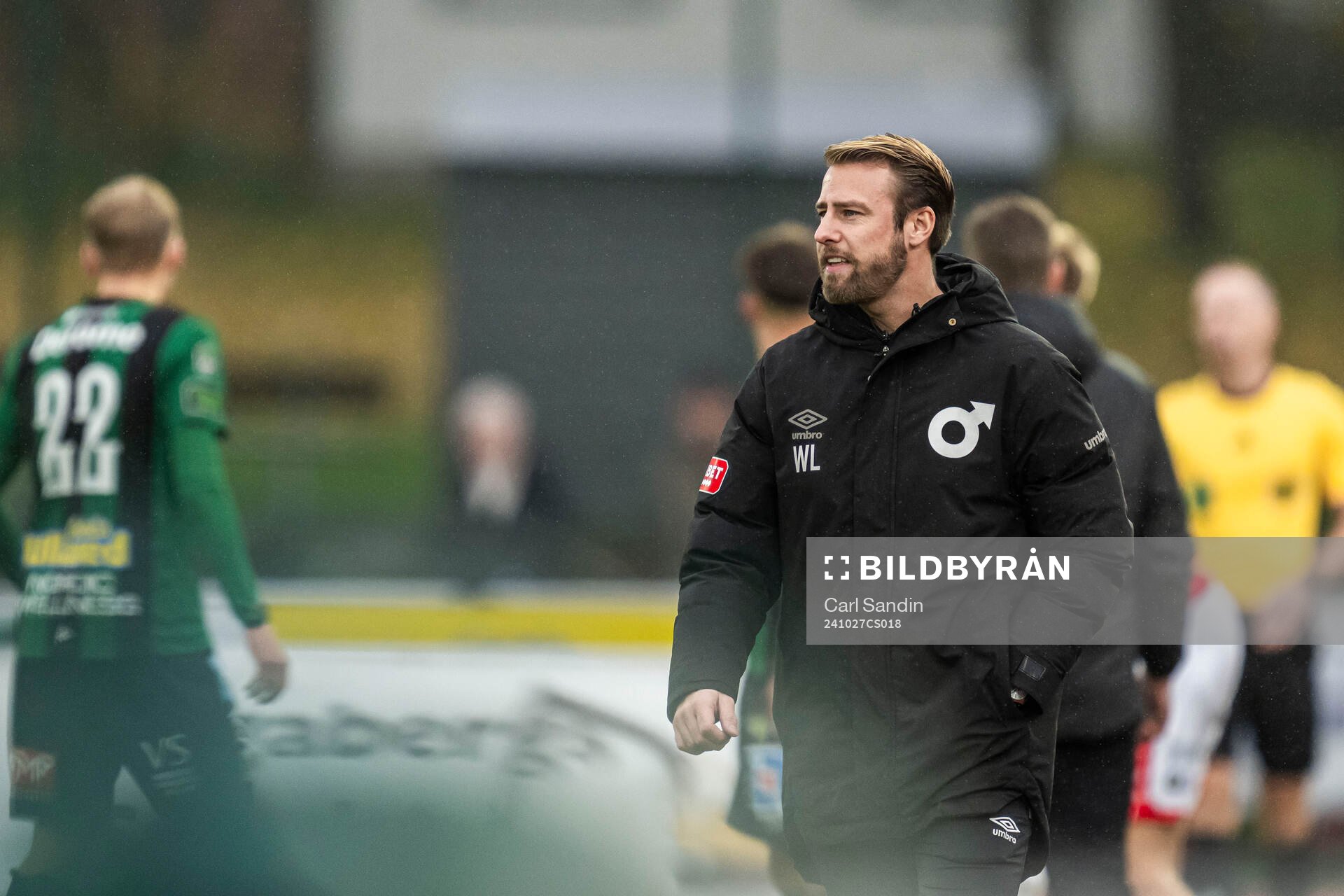 Degerfors tränare William Lundin