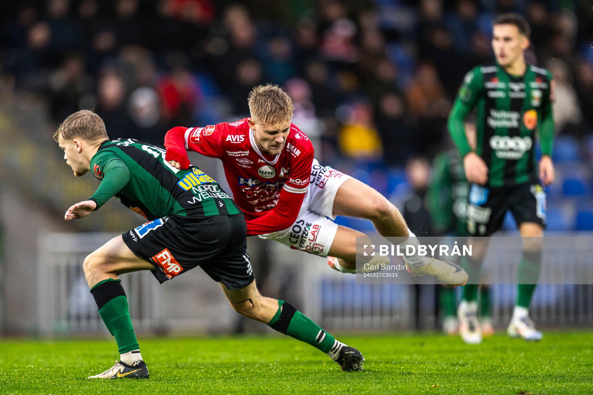 Varbergs Leo Frigell Jansson och Degerfors Elias Pihlström