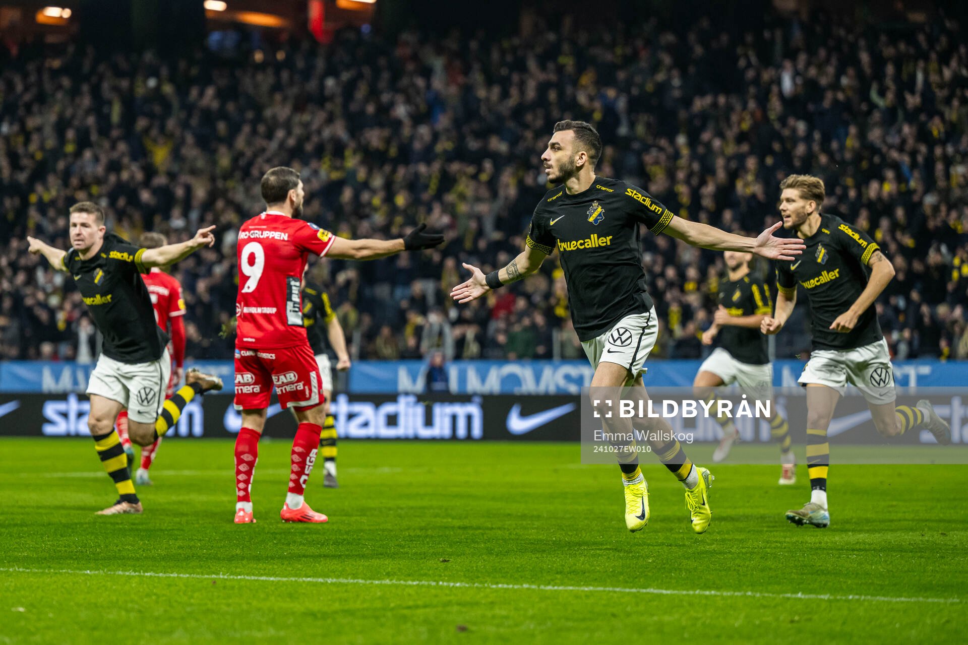 AIKs Ioannis Pittas jublar