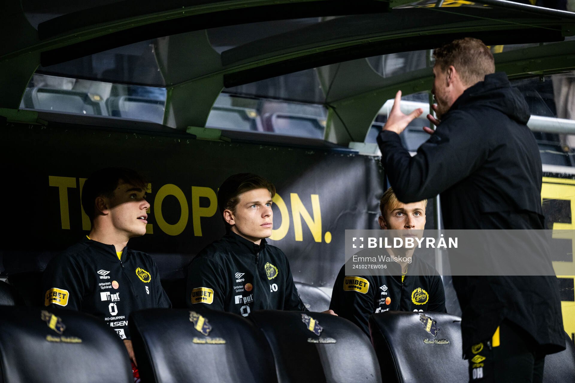 Elfsborgs Frode Aronsson, Gottfrid Rapp och Leo Östman och