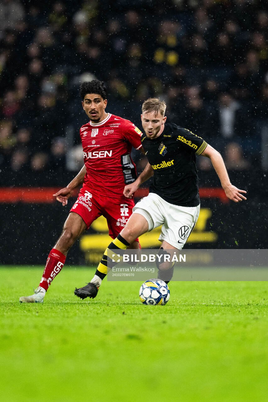 Elfsborgs Ahmed Qasem och AIKs Eskil Edh