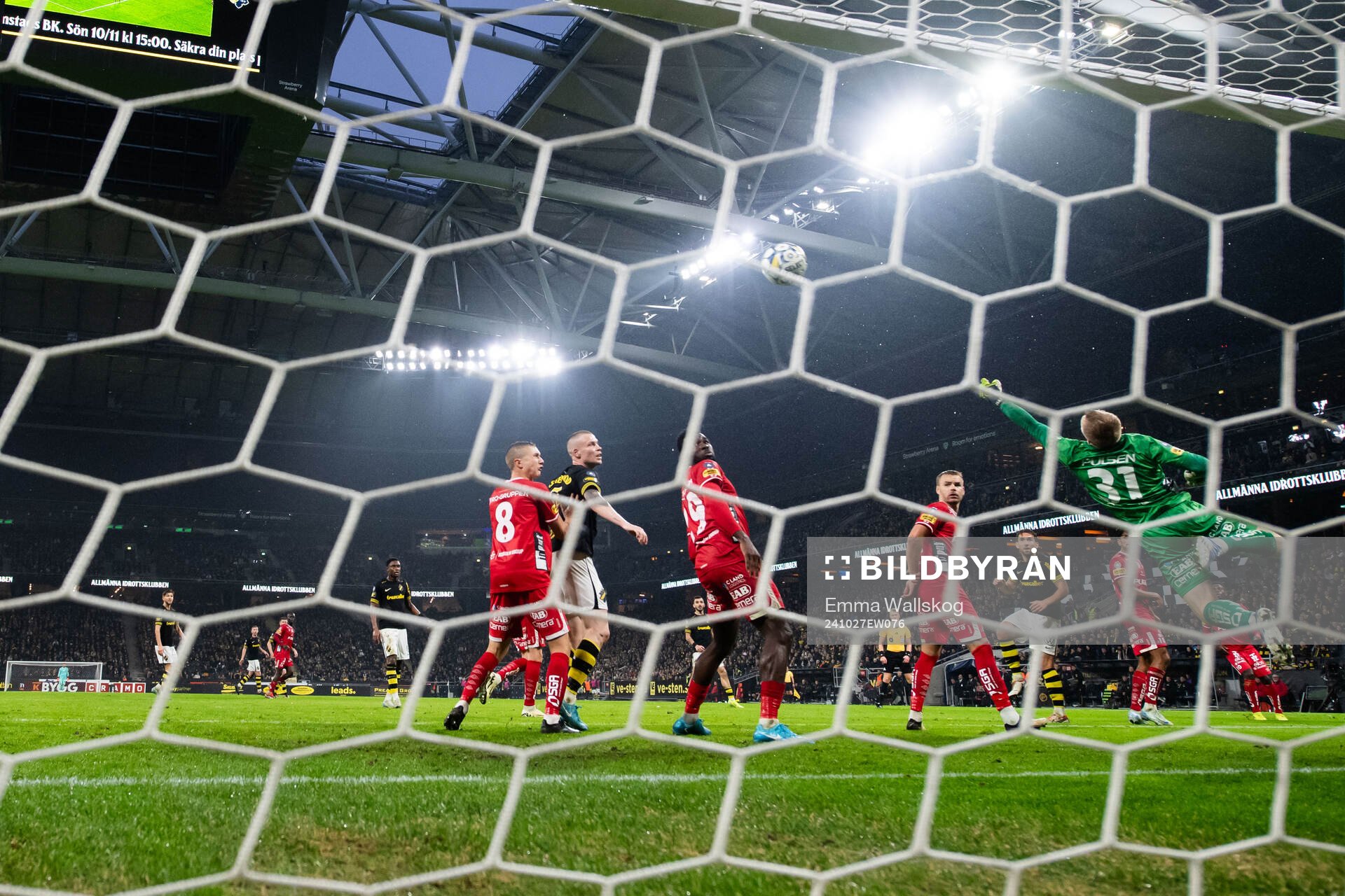 AIKs Dino Besirovic (ej i bild) gör 2-0 bakom Elfsborgs