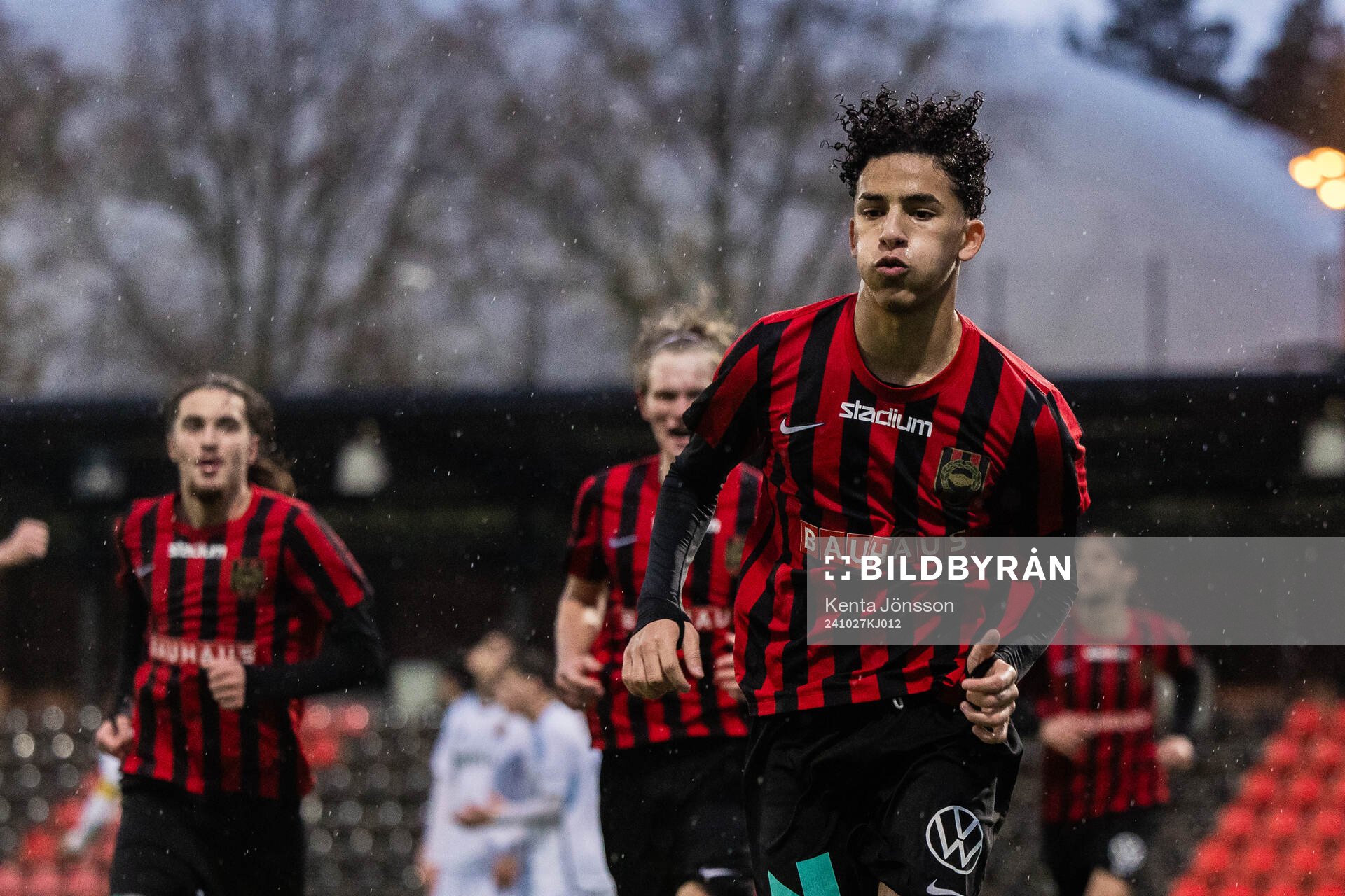Brommapojkarnas Jonas El Mallah jublar