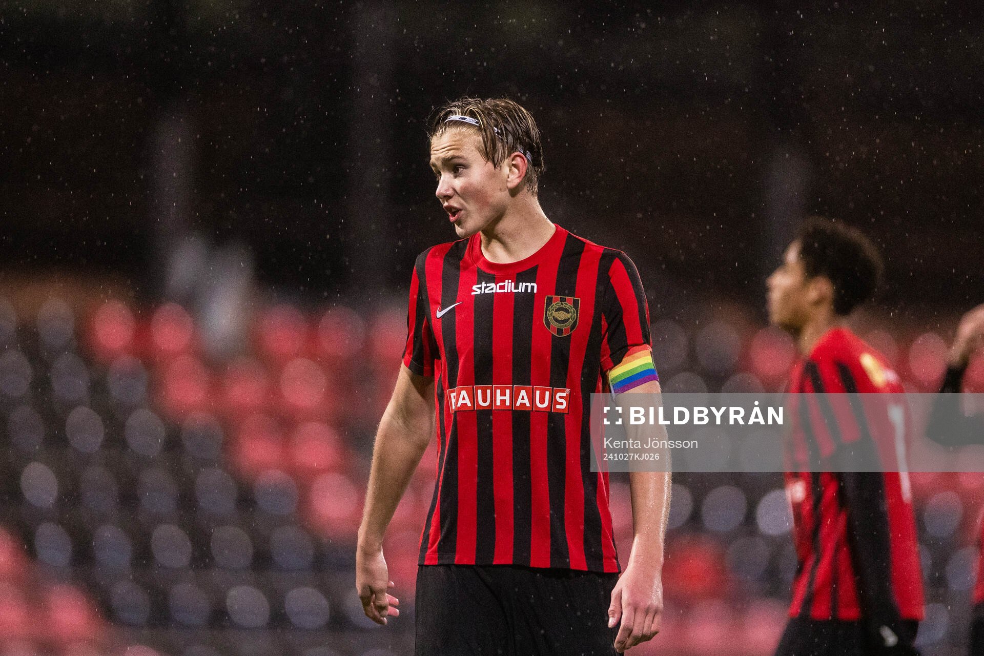 Brommapojkarnas Edgar Backteman deppar
